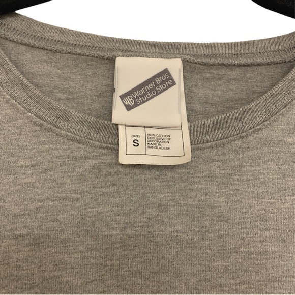 Warner Brothers Studio Looney Tunes Tweety Bird Embroidered Grey T Shirt Small - Picture 5 of 6